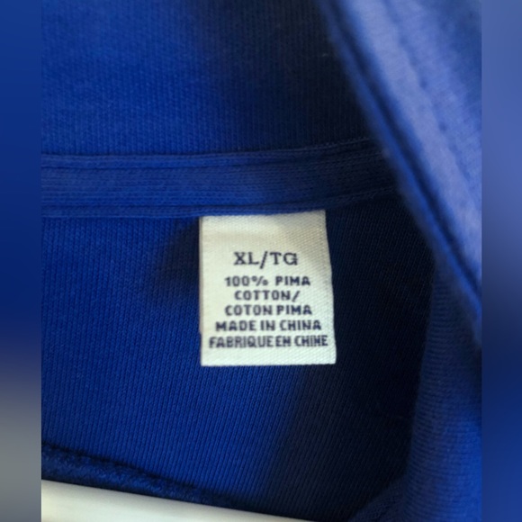 Like New Tommy Bahama NFL New York NY Giants 1/2 Zip Pullover Sweater - Picture 6 of 6